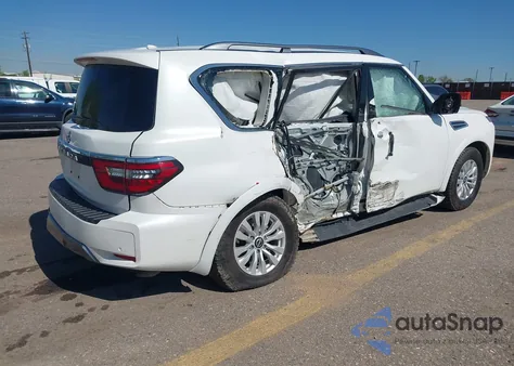 2023 Nissan Armada Sv 4Wd from USA, damaged, VIN JN8AY2AD9P9692845